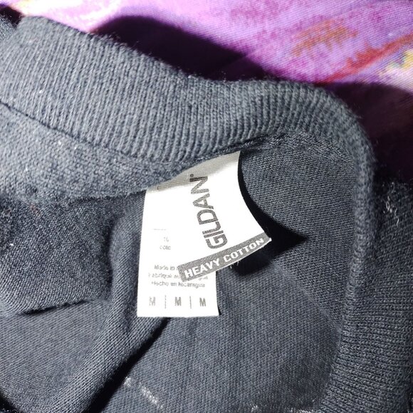 Logans Roadhouse Black T-Shirt Gildan Graphic Logo Print Unisex-SIZE: MEDIUM - Picture 4 of 4